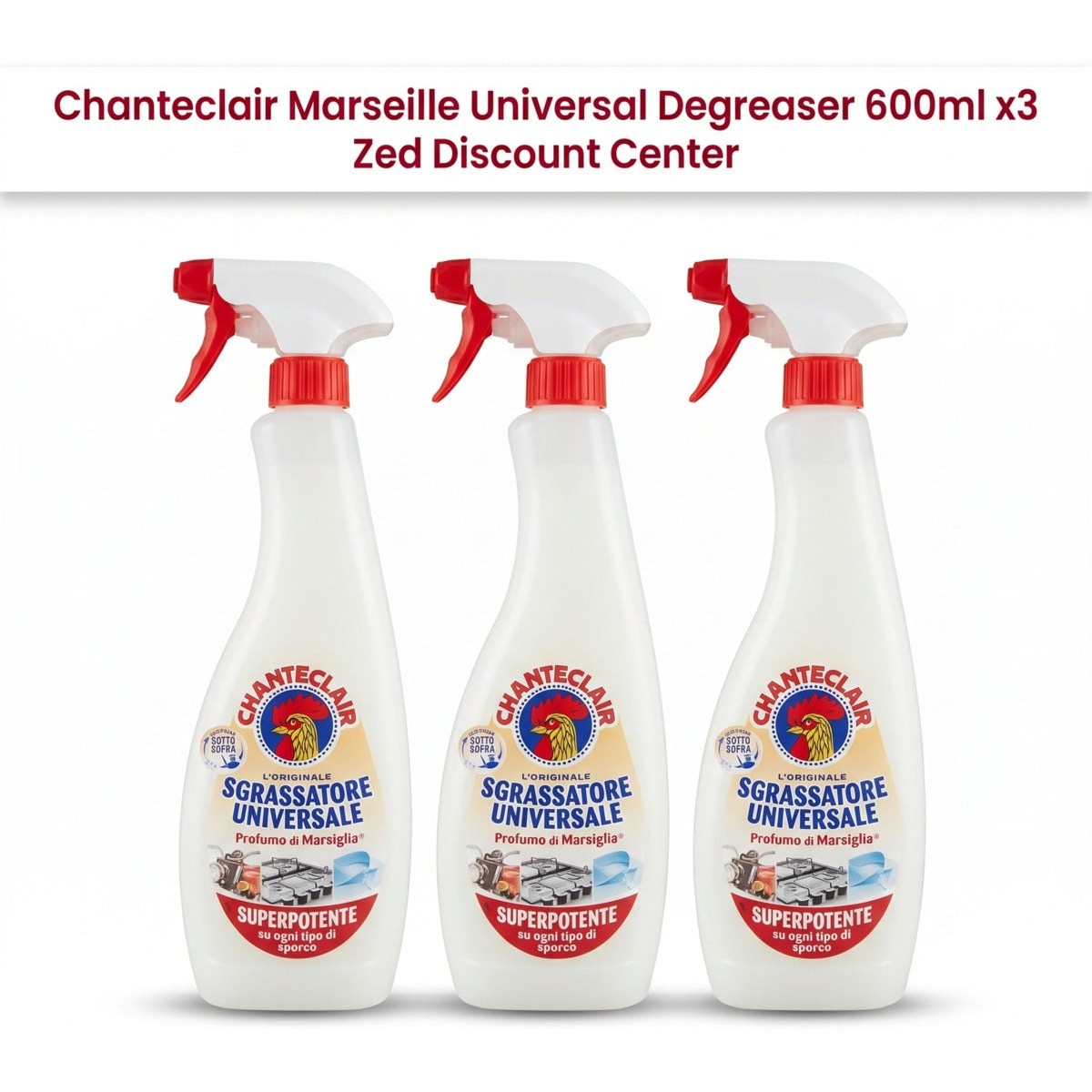 Marseille Universal Degreaser 600ml x3