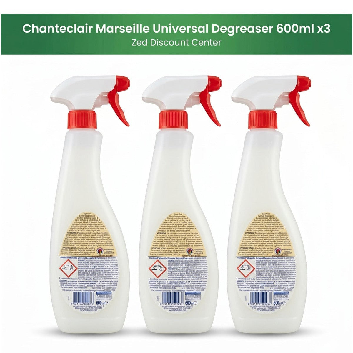 Marseille Universal Degreaser 600ml x3