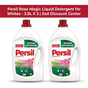 Rose Magic Liquid Detergent for Whites - 3.9L X 2 (Total : 120 Washes)