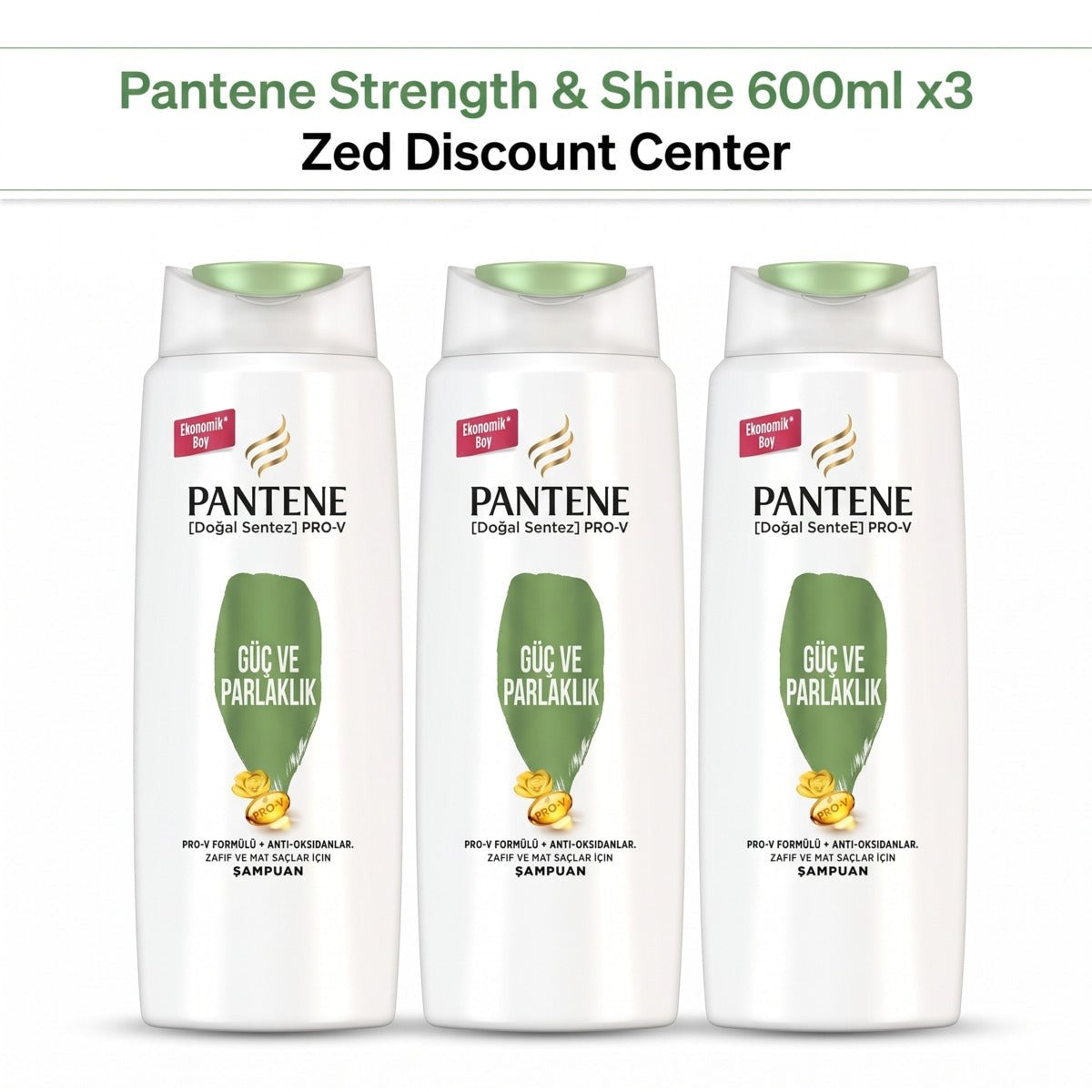 Shampoo Synthesis Strength & Shine 600ml x3