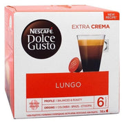 Dolce Gusto Lungo Coffee Capsules 16 X 5.6g (89.6G)