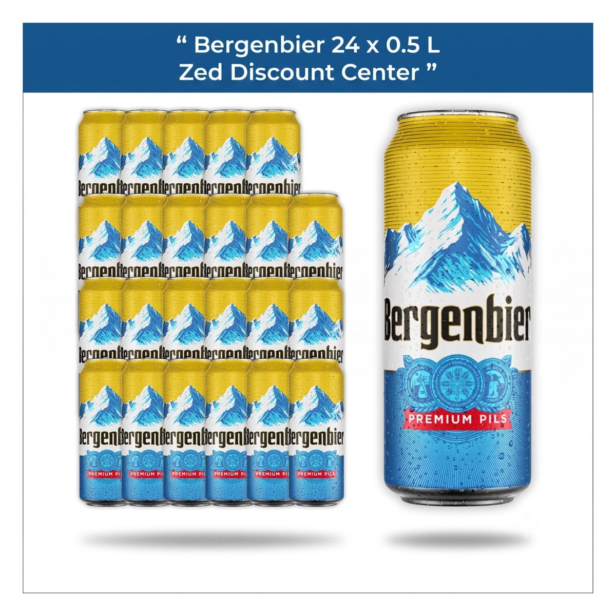 Premium Pils Beer, 24 x 0.5L Cans