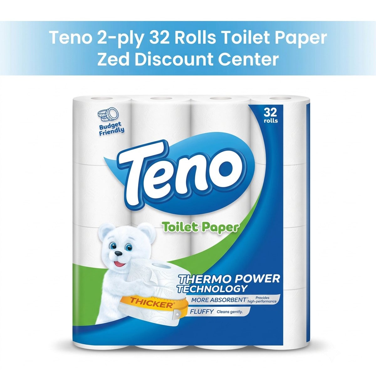 2-ply 32 Rolls Toilet Paper