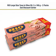 Large Size Tuna in Olive Oil, 3 x 160 g - 2 Packs