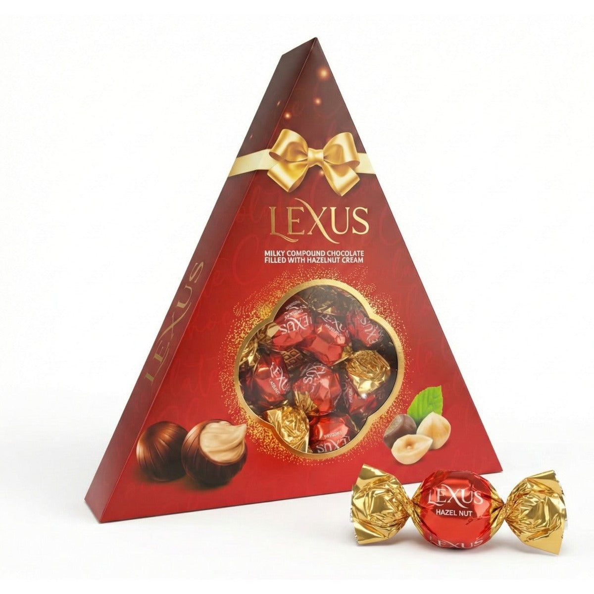 Compound Chocolate Filled With Hazelnut Cream
