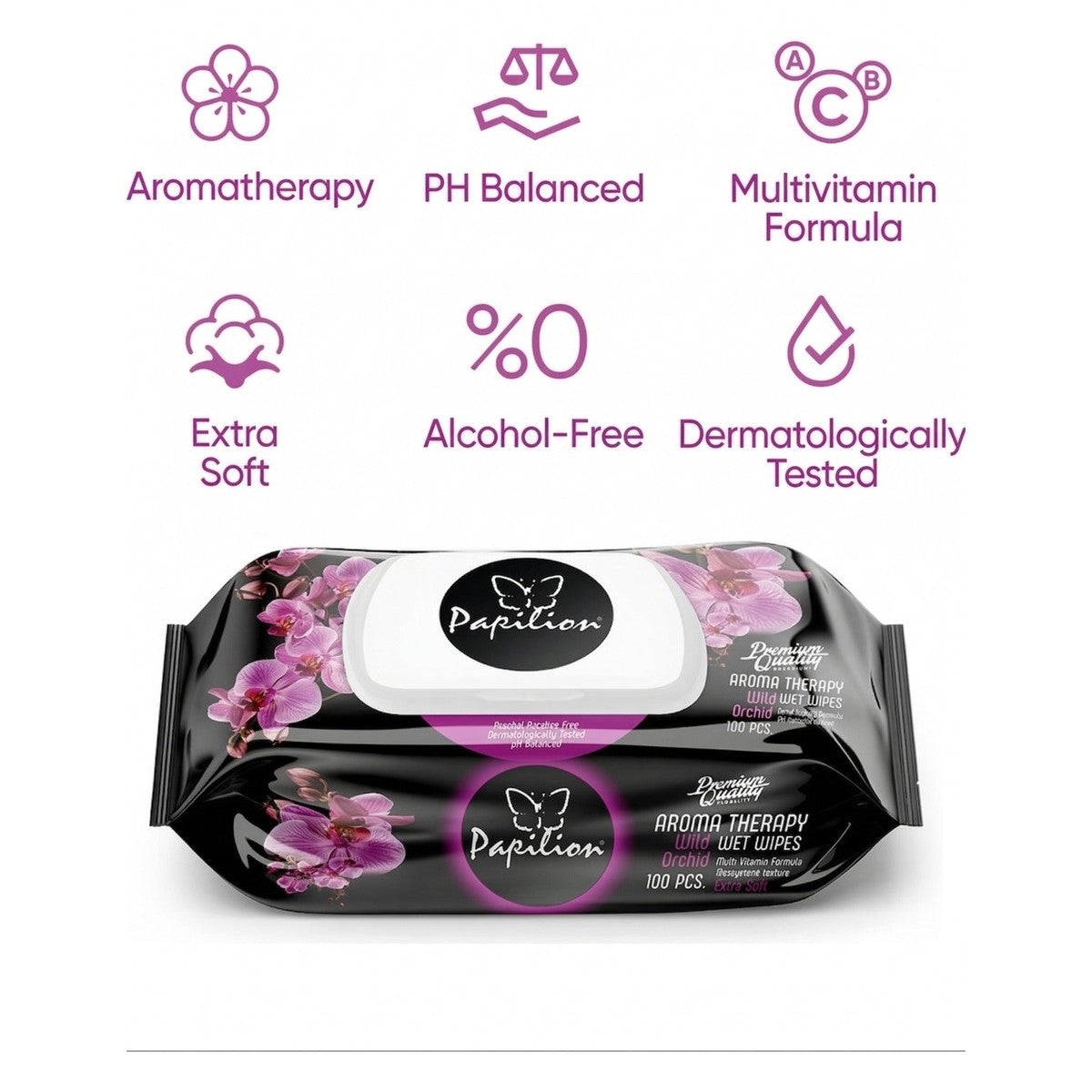Aroma Therapy Wet Wipes - 1800 Sheets (18x100) Alcohol-Free
