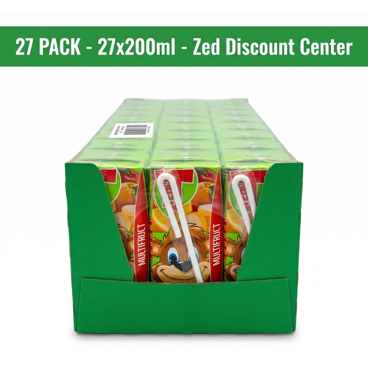 Multivitamin Fruit Juice Boxes (27-Pack, 27 x 200ml) | Delicious Kids' Daily Drink with Straw