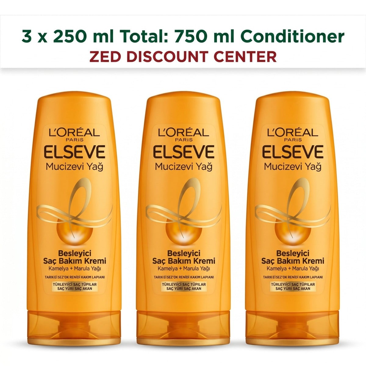 Nourishing Hair Conditioner 3x 250ml.