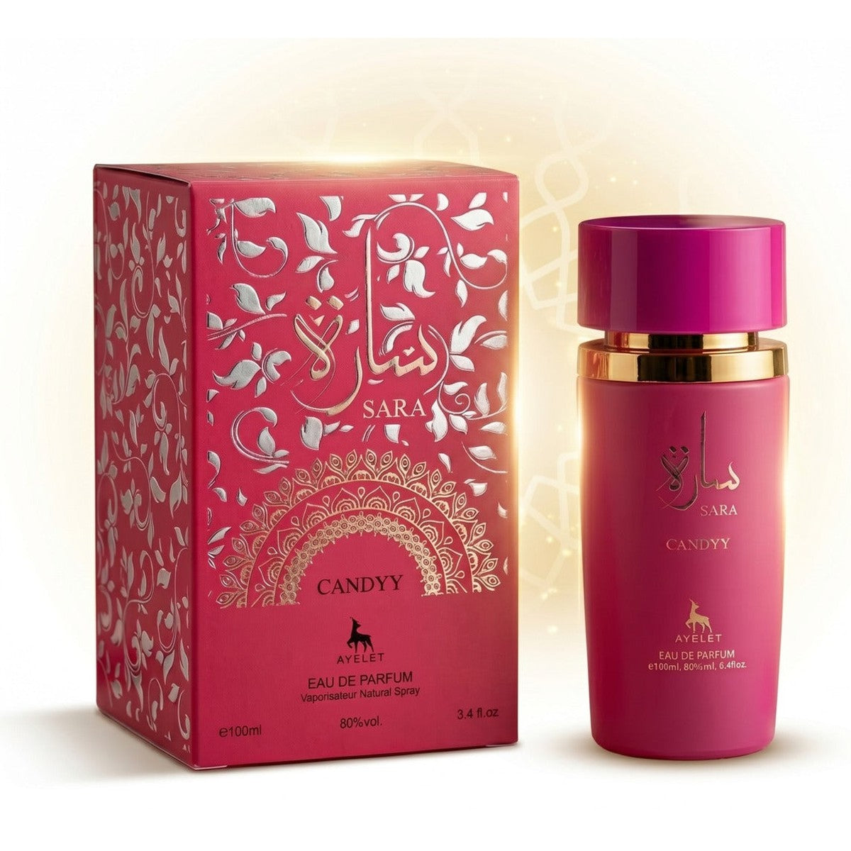 Set of 4 Oriental Perfumes 100ML - Sara Candy + Lailat Al Ahlam + Sara Pink + Sama Al Emarat Khususi