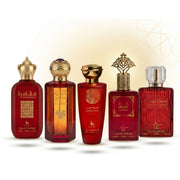 Set of 5 Oriental Men's Perfumes 100ML - Mufamarah + Ser Al Anoutha + Qissat Hub + Lamast + Ramz Al Aryan