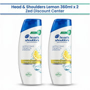 Head & Shoulders Lemon Freshness Anti-Dandruff Shampoo 360ml X2