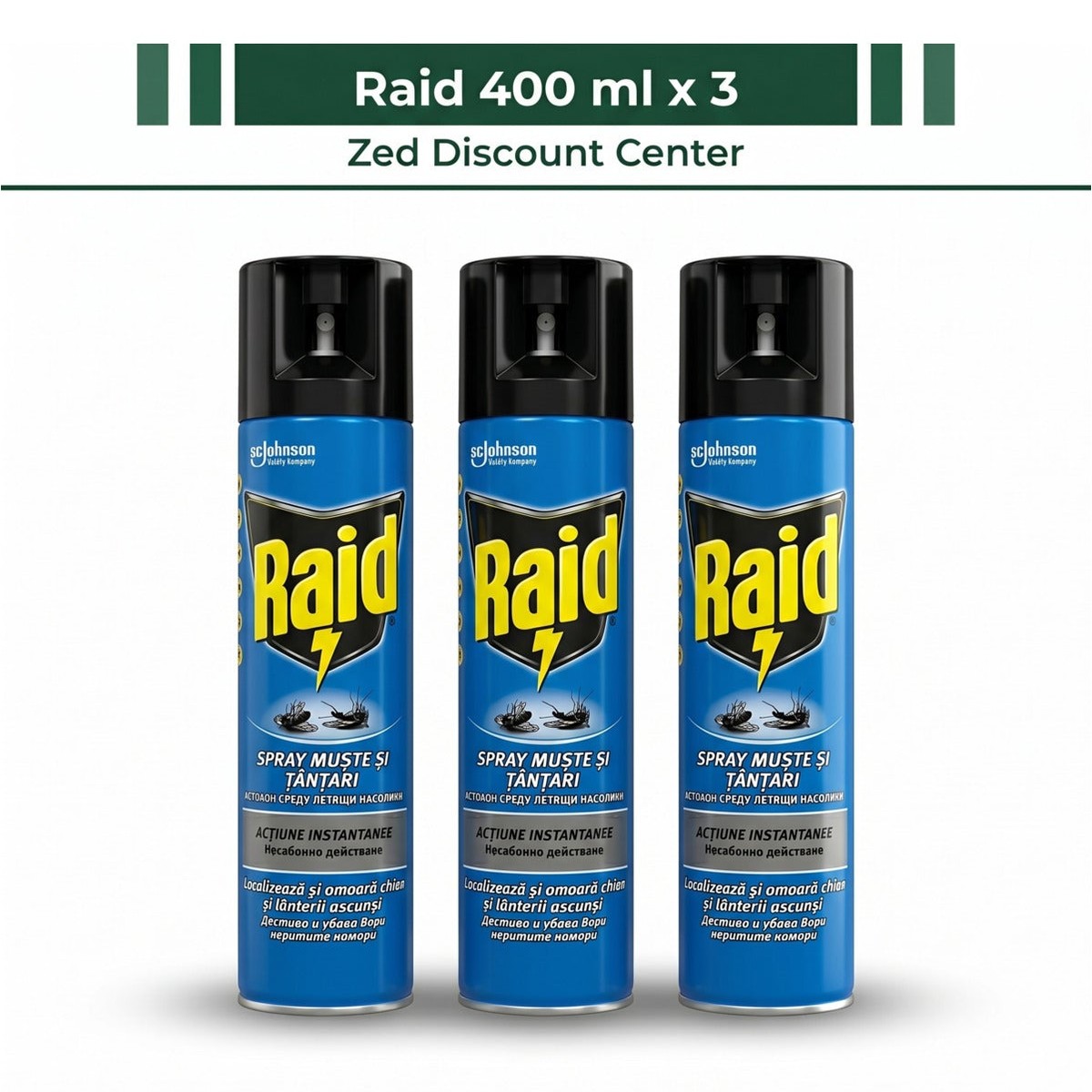 Aerosol Spray 400ml. x3