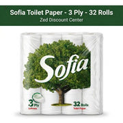 Toilet Paper 3 Ply 32 Rolls