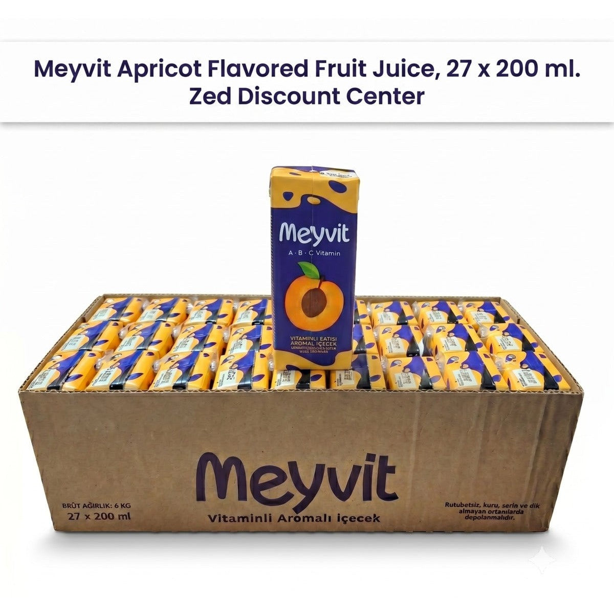 Apricot Flavored Fruit Juice, 27 x 200 ml.