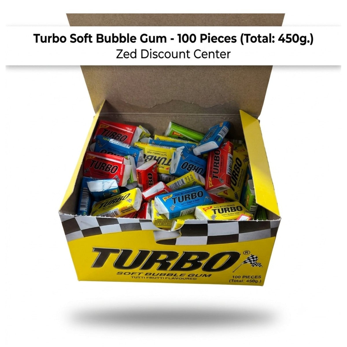 Soft Bubble Gum 100 Pieces (450g.)