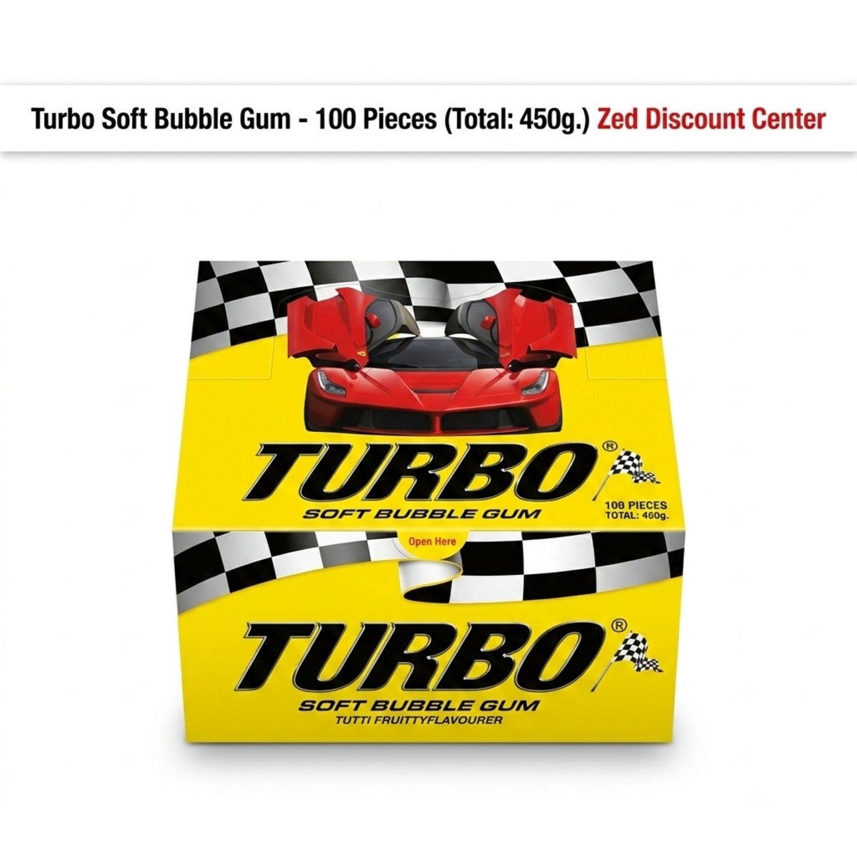 Soft Bubble Gum 100 Pieces (450g.)