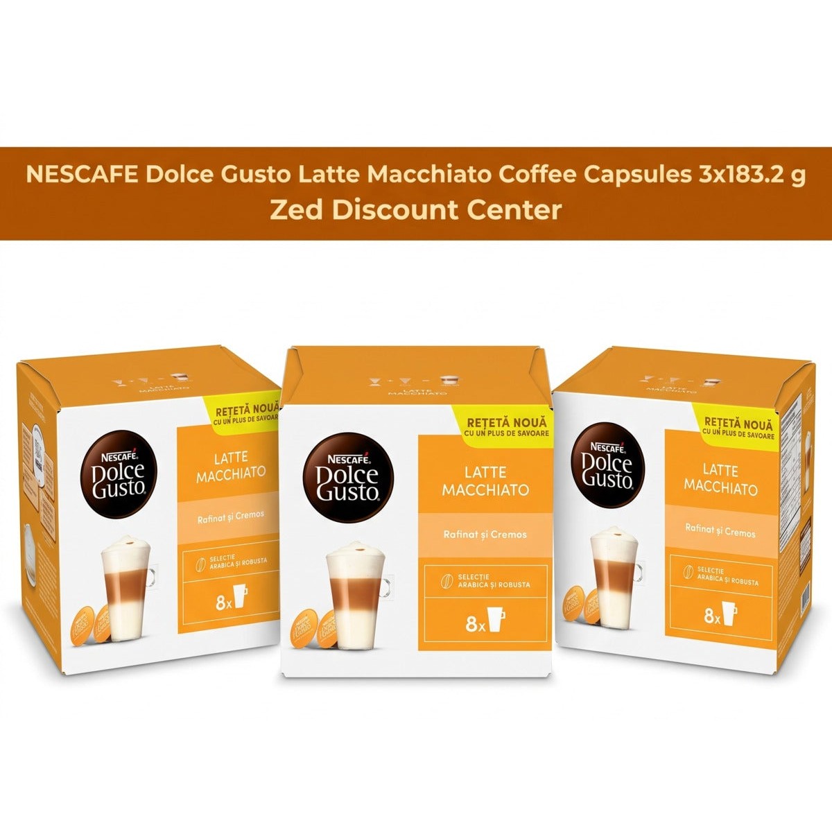 NESCAFE Dolce Gusto Latte Macchiato Coffee Capsules 3x183.2 g