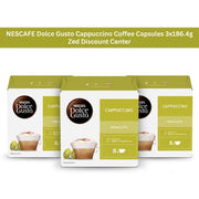 NESCAFE Dolce Gusto Cappuccino Coffee Capsules 3x186.4g