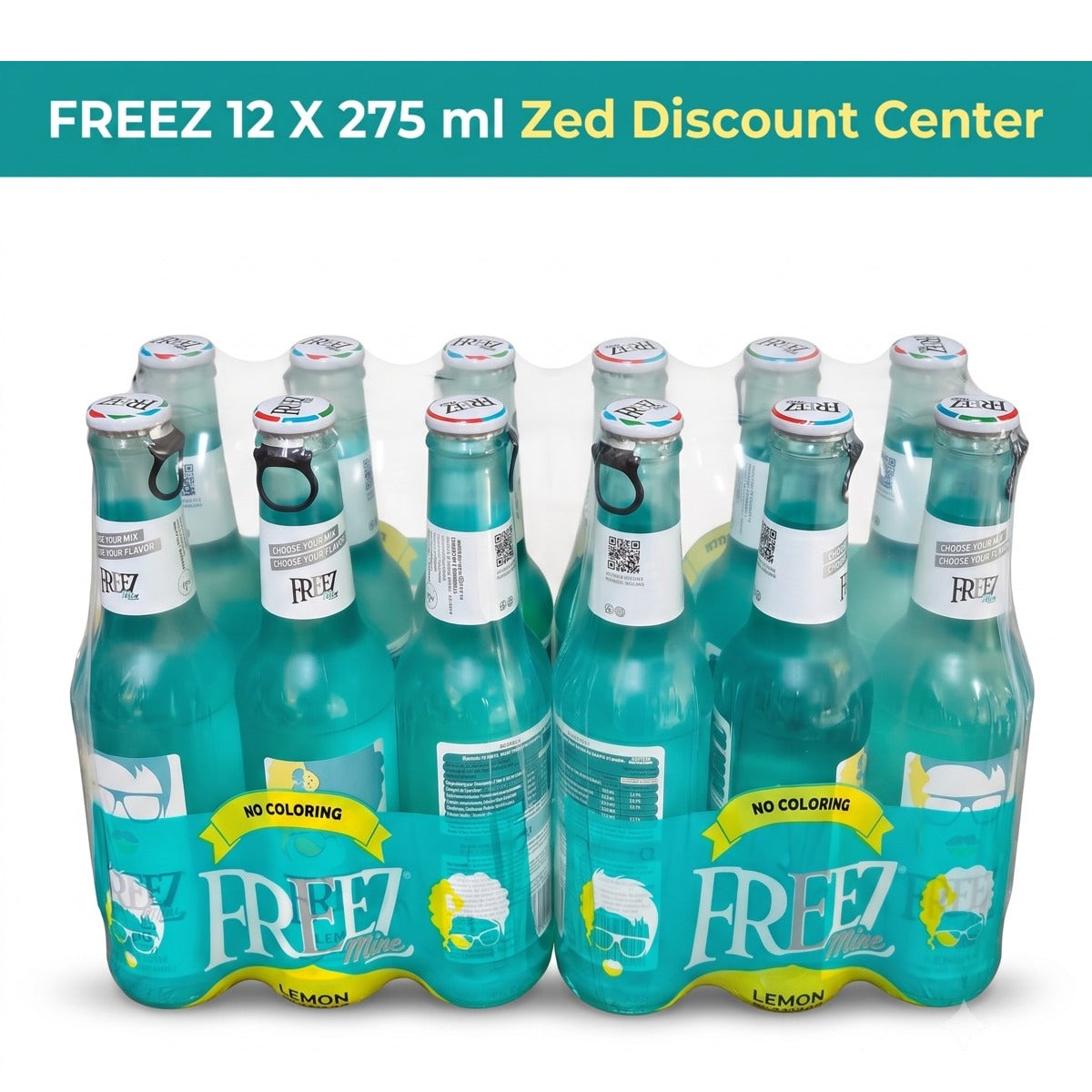 Premium Sparkling Drink | LEMON 12 x 275ml Pack | Refreshing Beverage