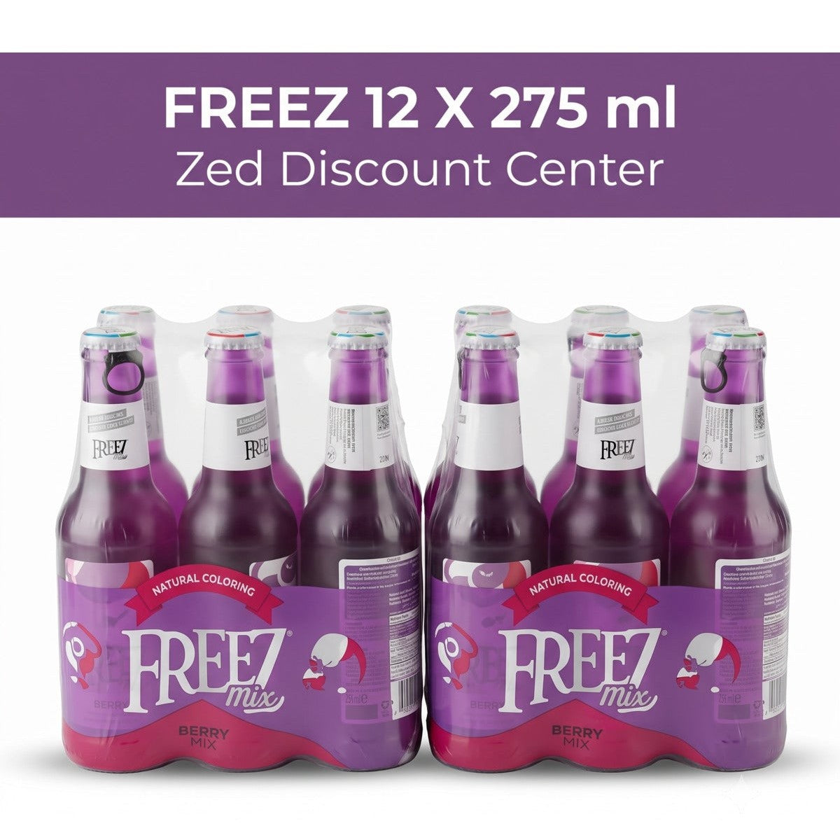 Premium Sparkling Drink | BERRY MIX 12 x 275ml Pack | Refreshing Beverage