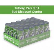 Green Premium Lager Beer, 24 x 500ml Cans - Crisp & Refreshing Danish Style Pilsner Multipack