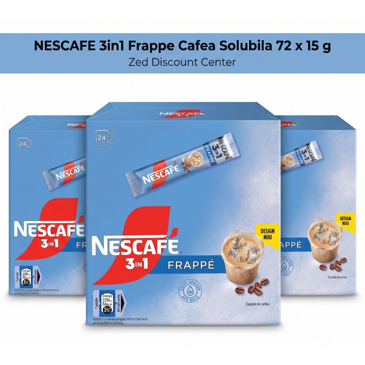3in1 Frappe Instant Coffee 72 x 15 g