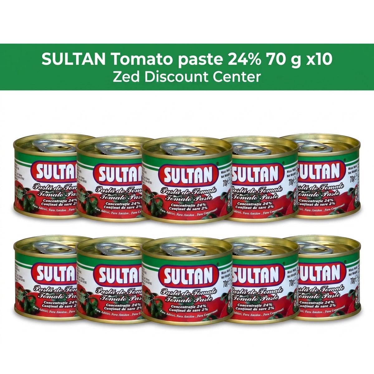 Tomato paste 24% 70 g x10