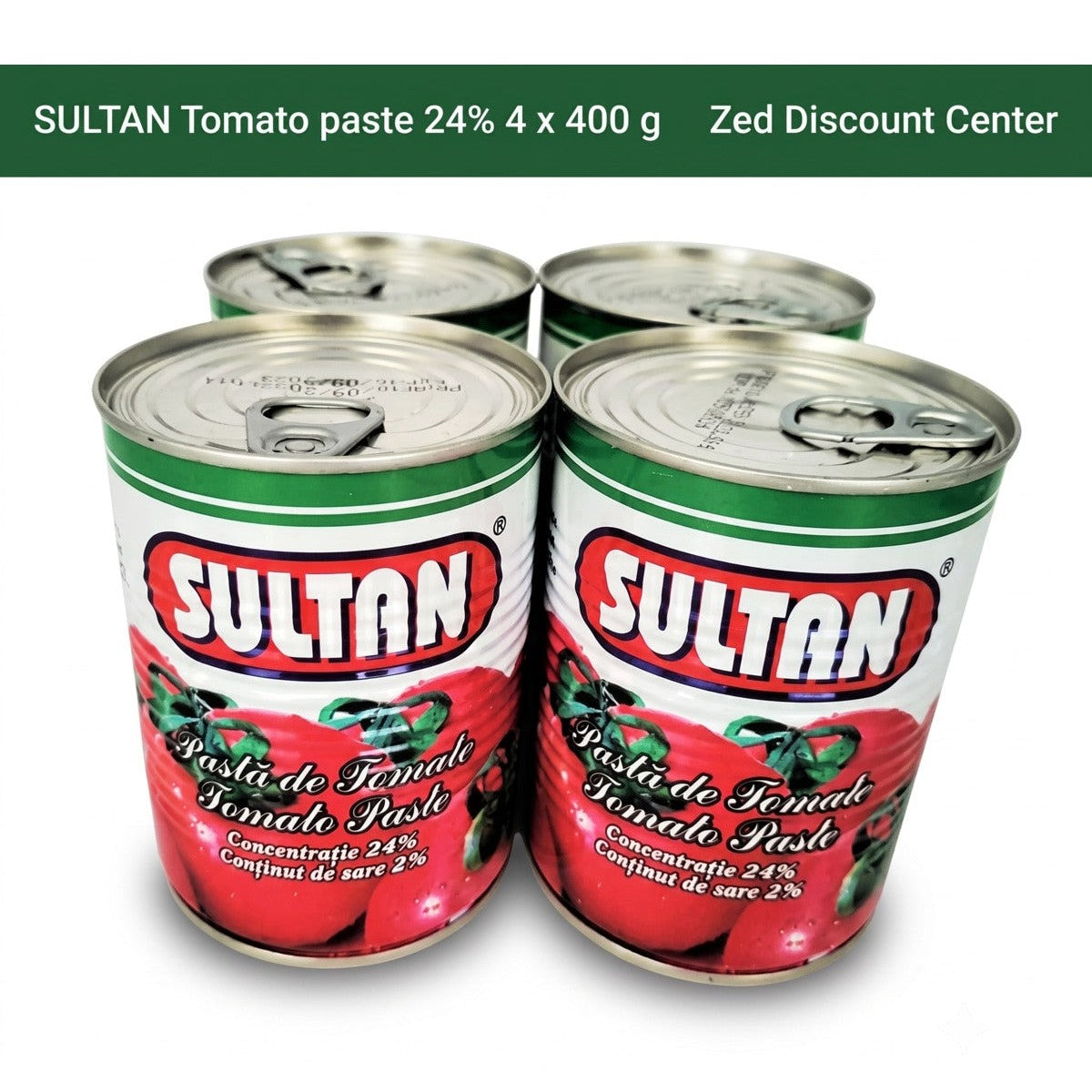 Tomato paste 24% 4 x 400 g