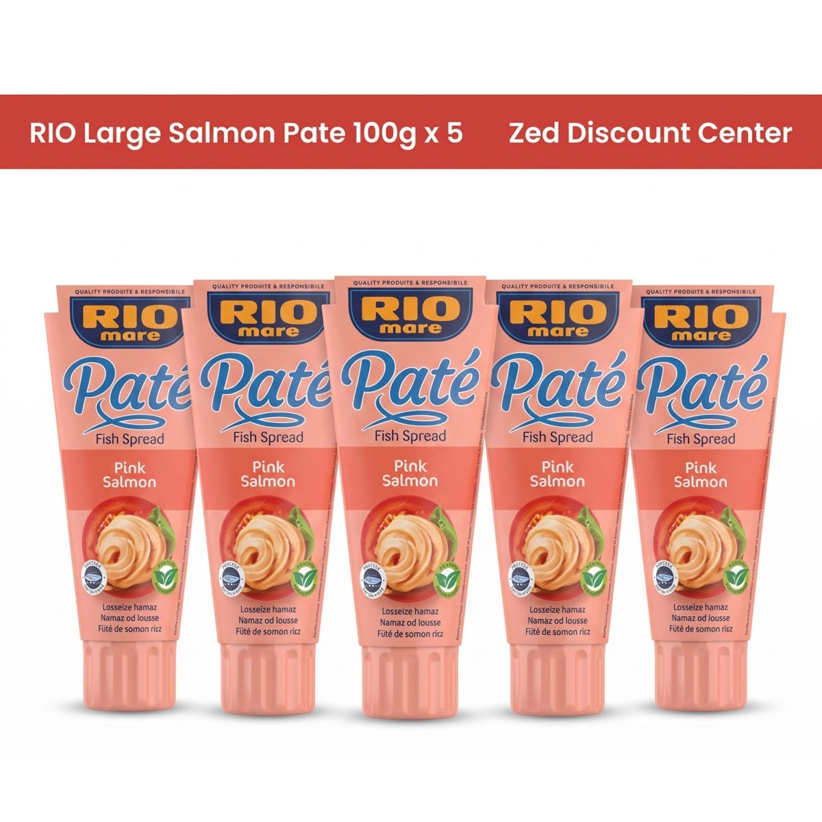 Large Salmon Pate 100g x 5