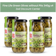 Green Olives without Pits 340g x4