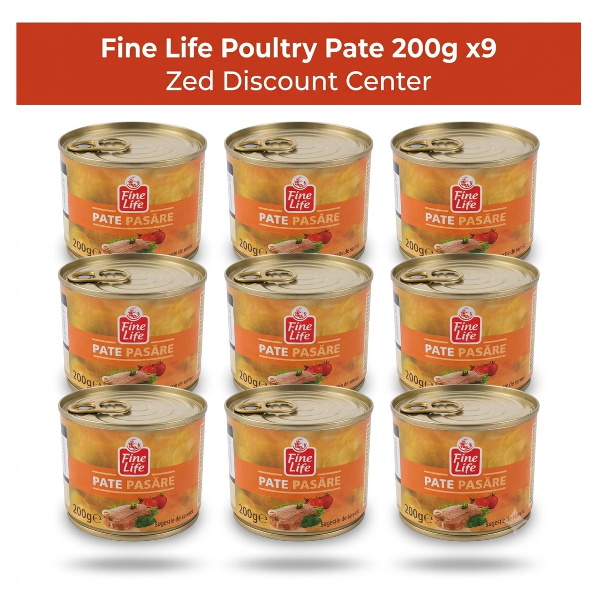 Poultry Pate 200g x9