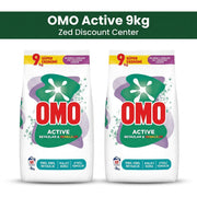 Active Powder Laundry Detergent for Whites and Colors, 9 kg x2