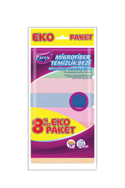 Mikrofiber Temizlik Bezi 8'li