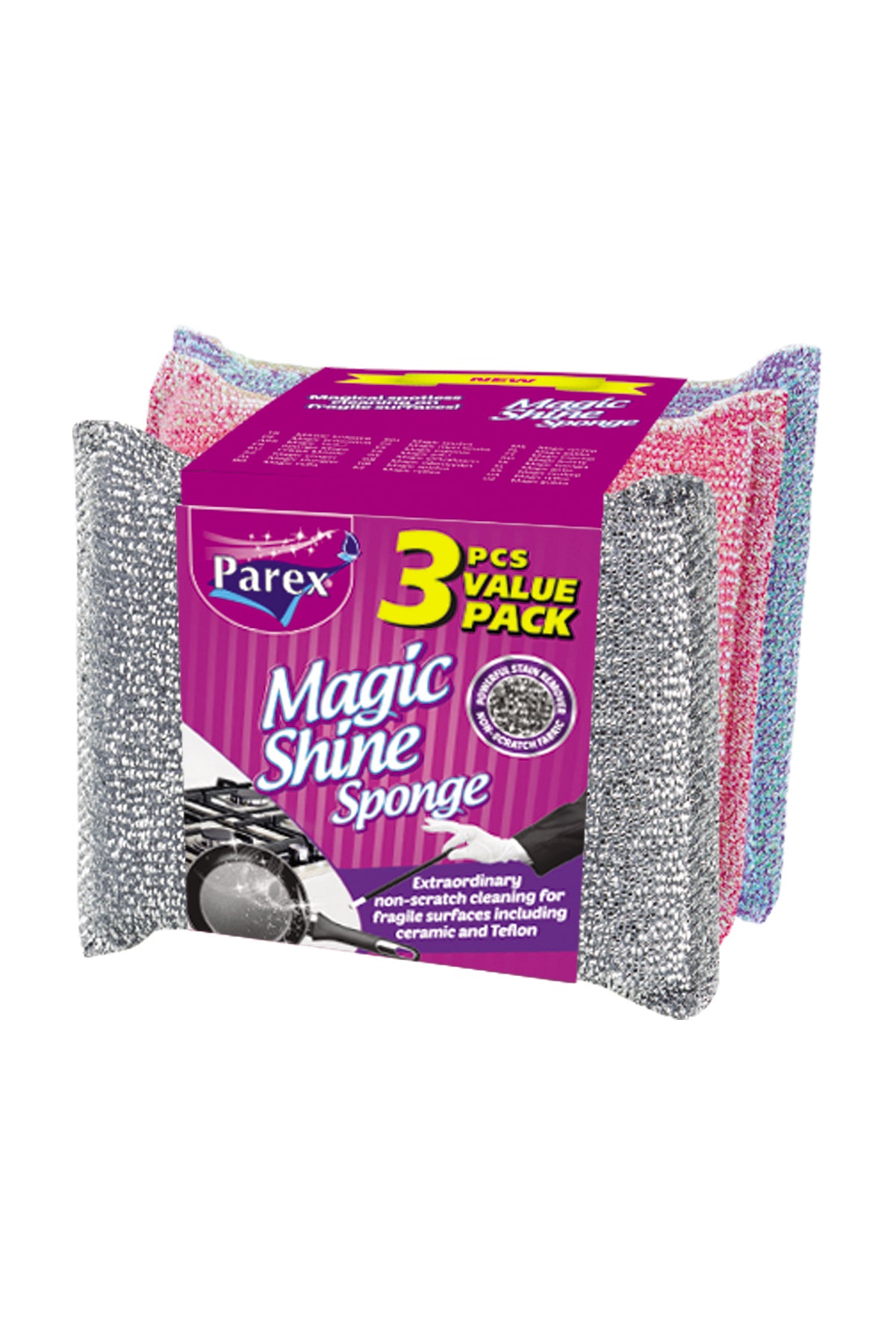 Magic Shine Sünger 3'lü Eko Paket