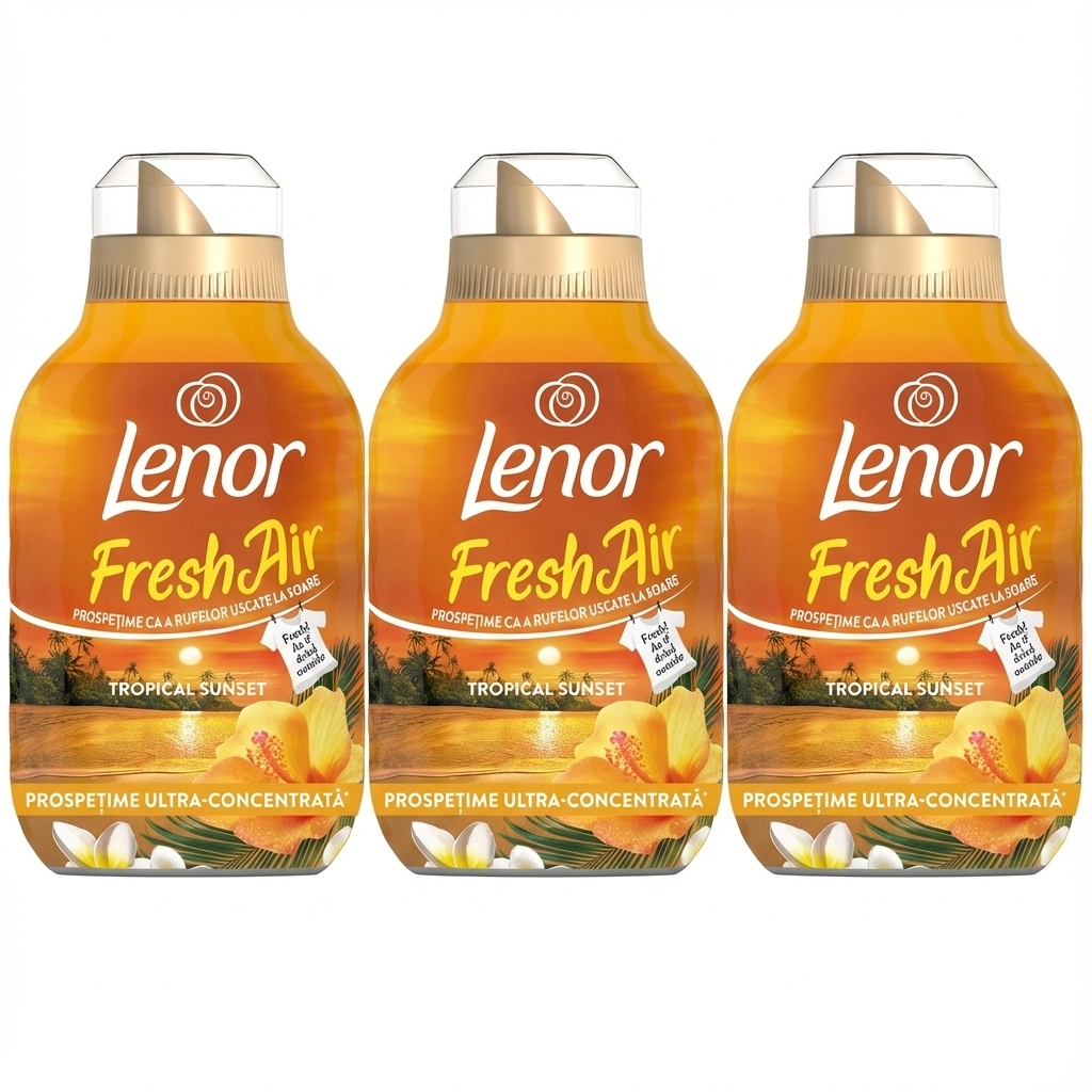 LENOR Fresh Air Tropical Sunset, fabric softener, 36 washes, 3 x 0.5L