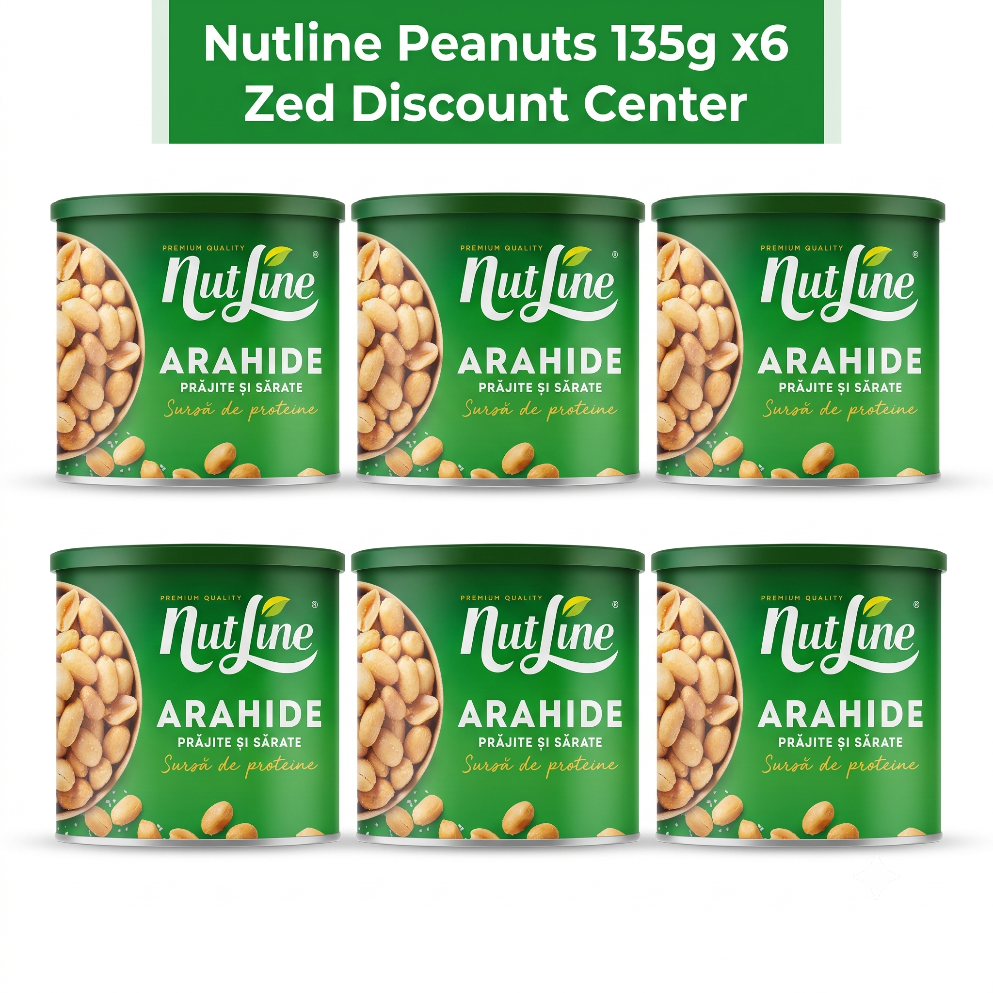 Nutline Peanuts 135g x6