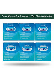 Classic Condoms 3 Count × 6 Packs