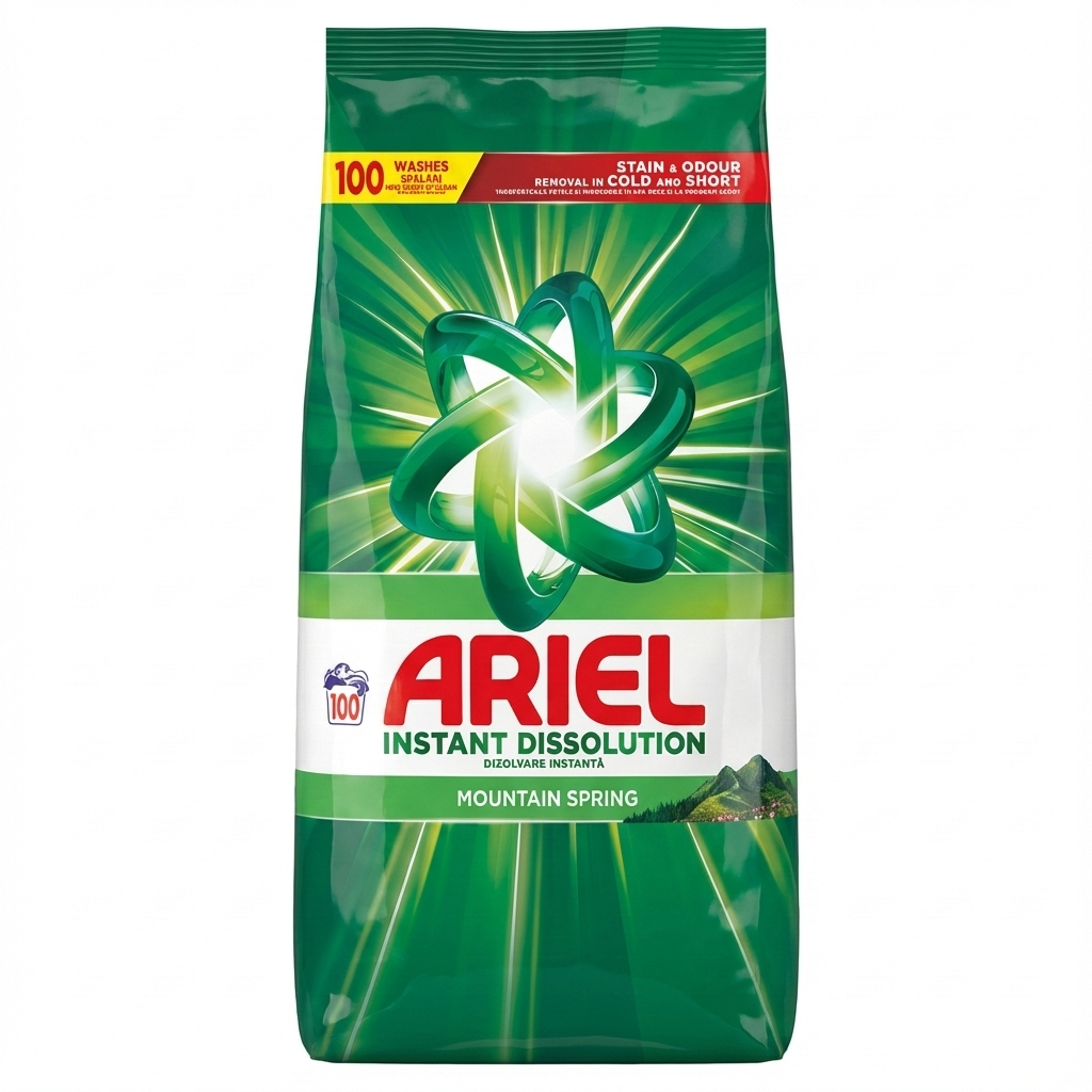ARIEL Color, mountain spring automatic laundry detergent, powder, 100 washes, 6.5 kg