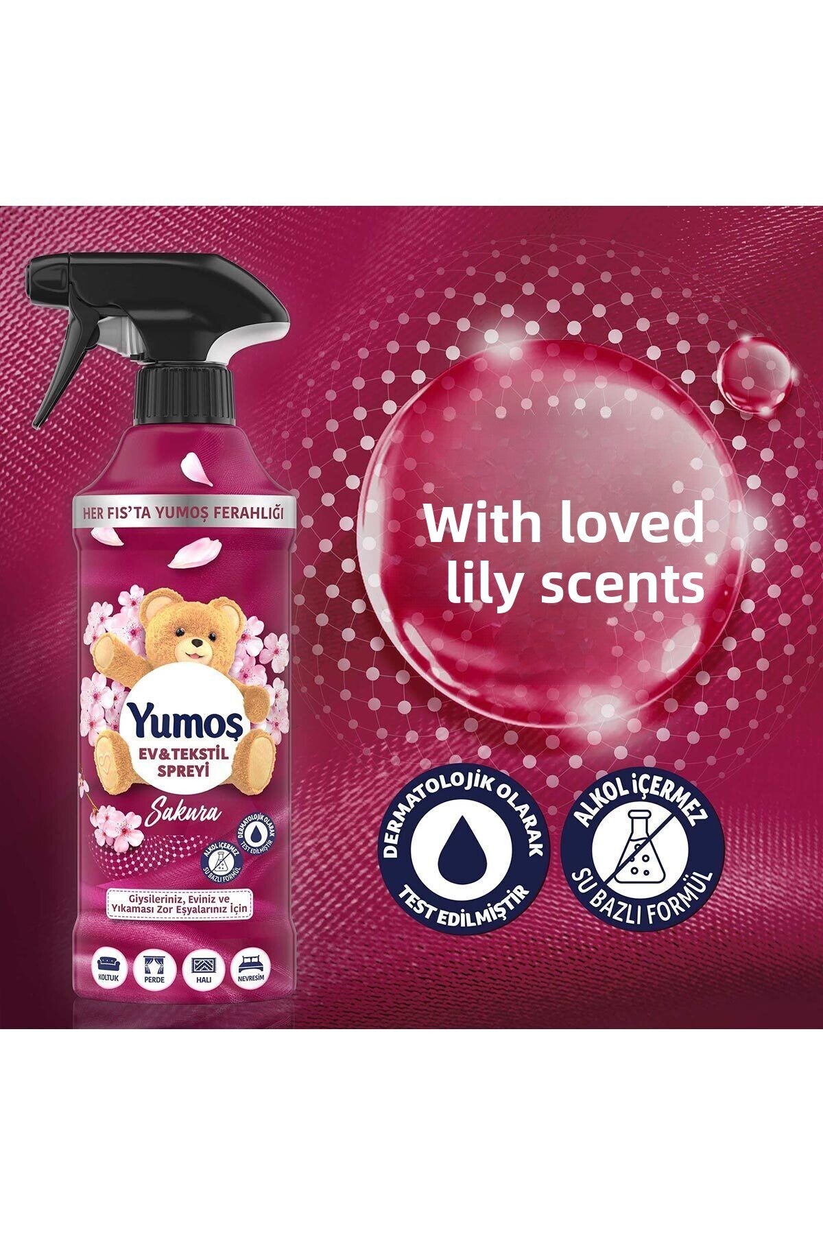 Spray Amber 450 ml X 1, Sakura Spray 450 ml X 1, Lily Spray 450 ml X 1
