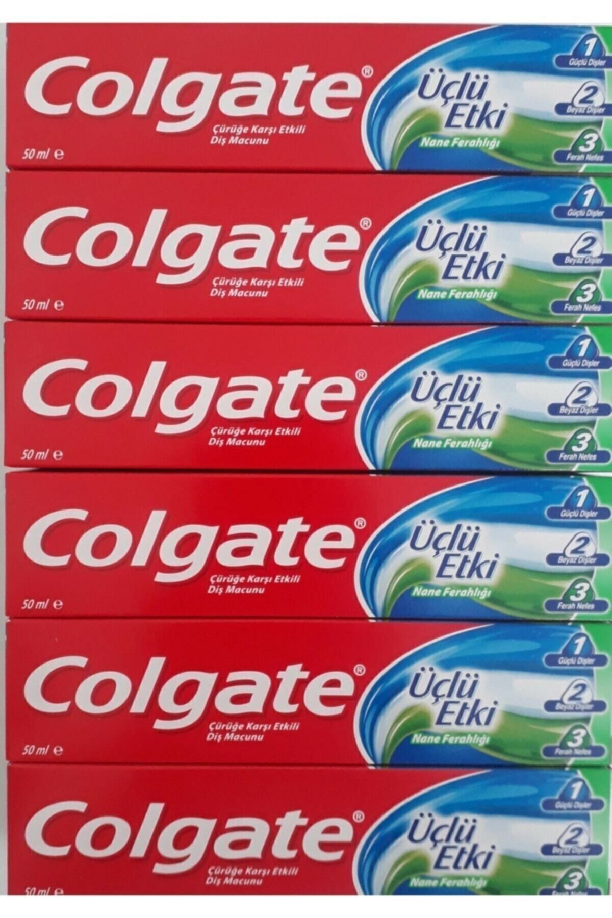 Triple Effect Toothpaste - 50 Ml, X 6 Pieces