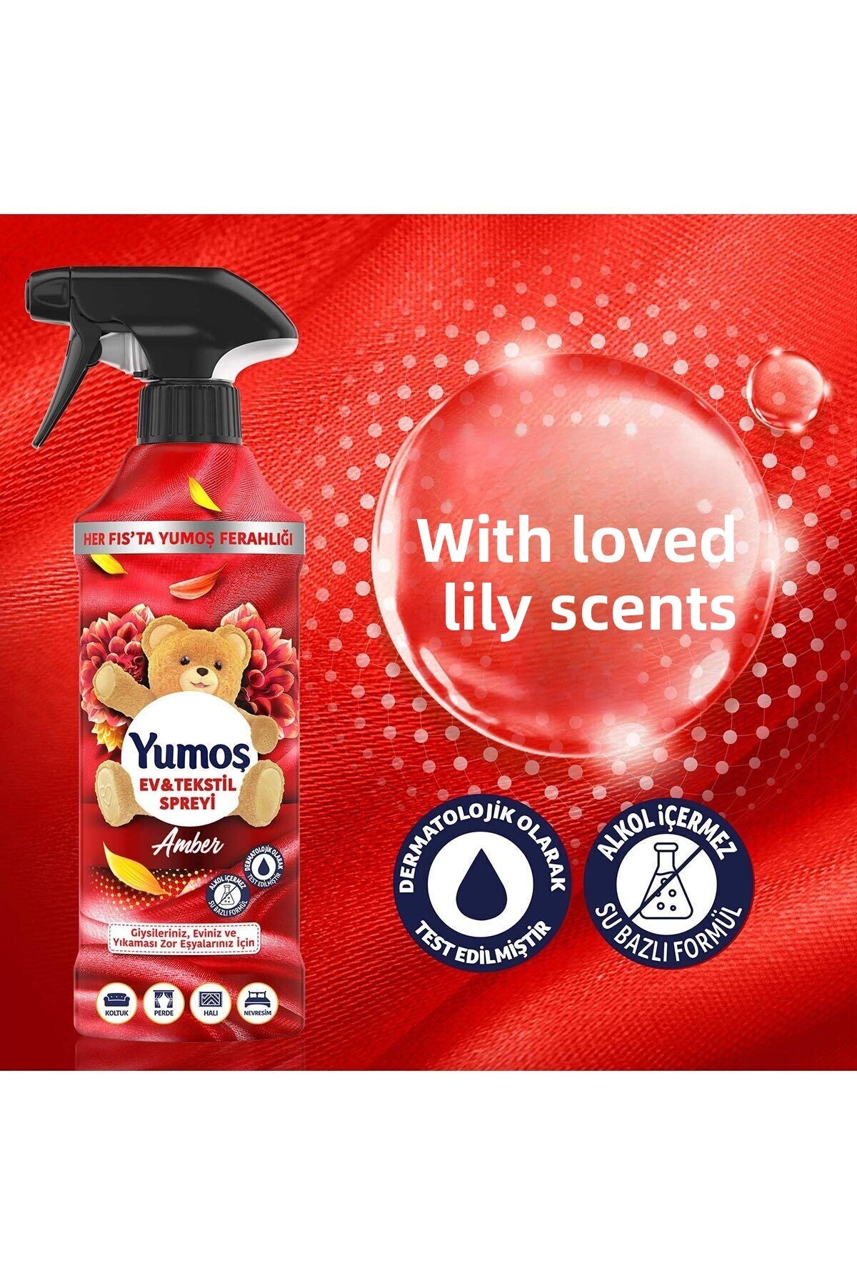 Spray Amber 450 ml X 1, Sakura Spray 450 ml X 1, Lily Spray 450 ml X 1