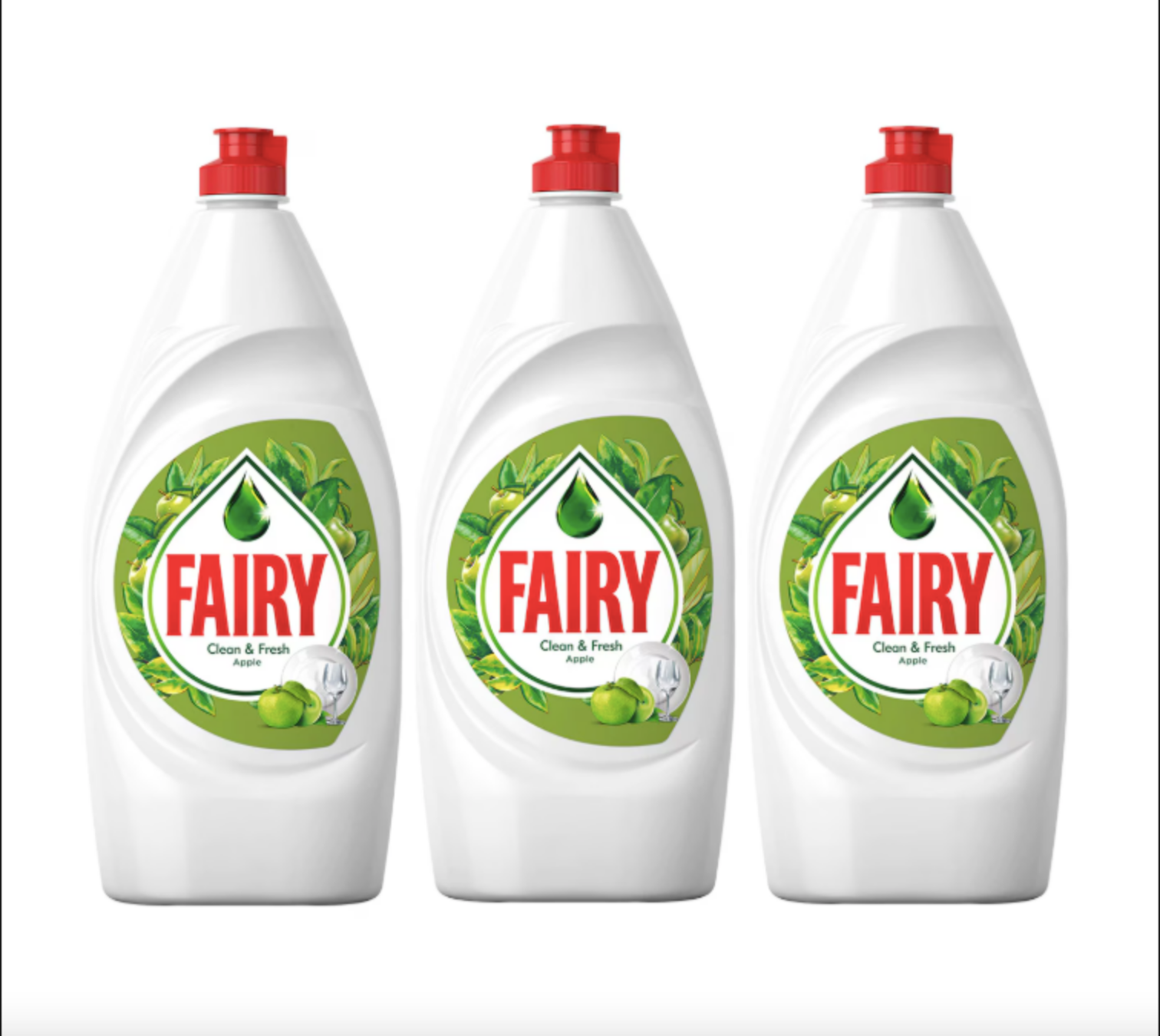 FAIRY DISHWASHING LIQUID  APPLE 750ML X 3