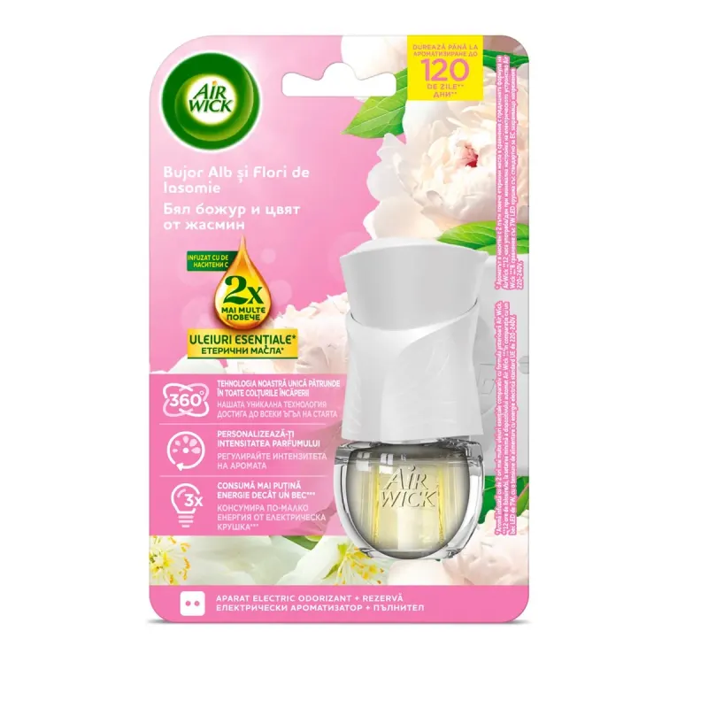AIR WICK Rezerva Bujor si Flori de Iasomie 19 ml