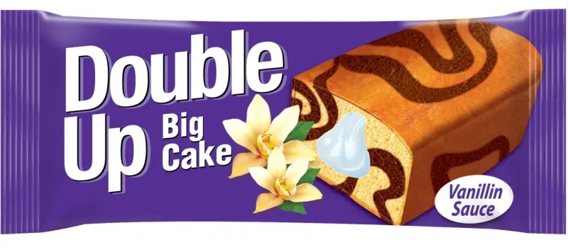 DOUBLE UP Big Cake Prajitura Crema de Vanilie 24 x 50 g