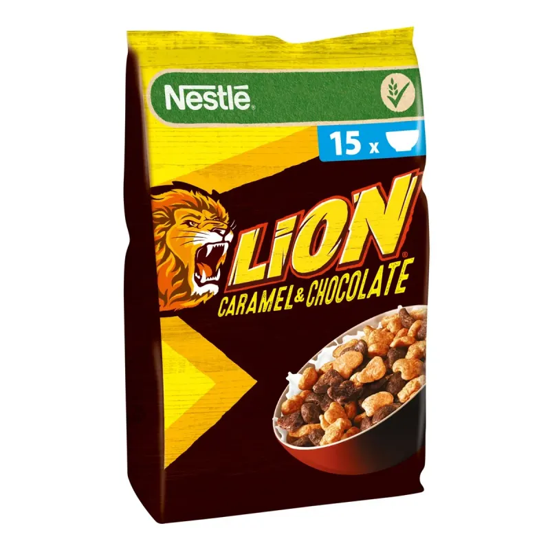 LION Cereale cu Caramel si Ciocolata 450 g