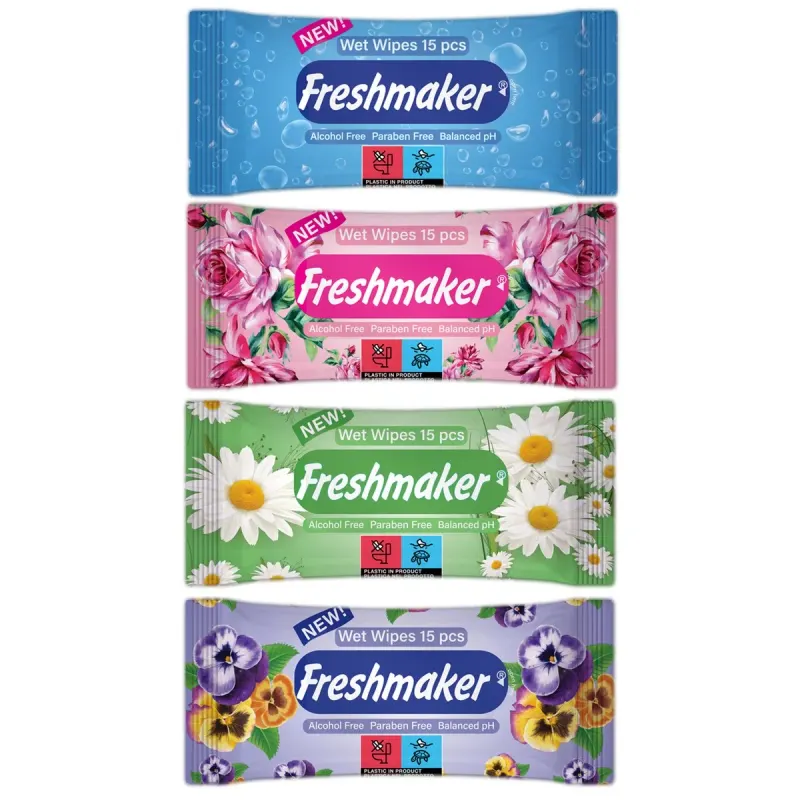 FRESHMAKER Servetele Umede 15 bucati