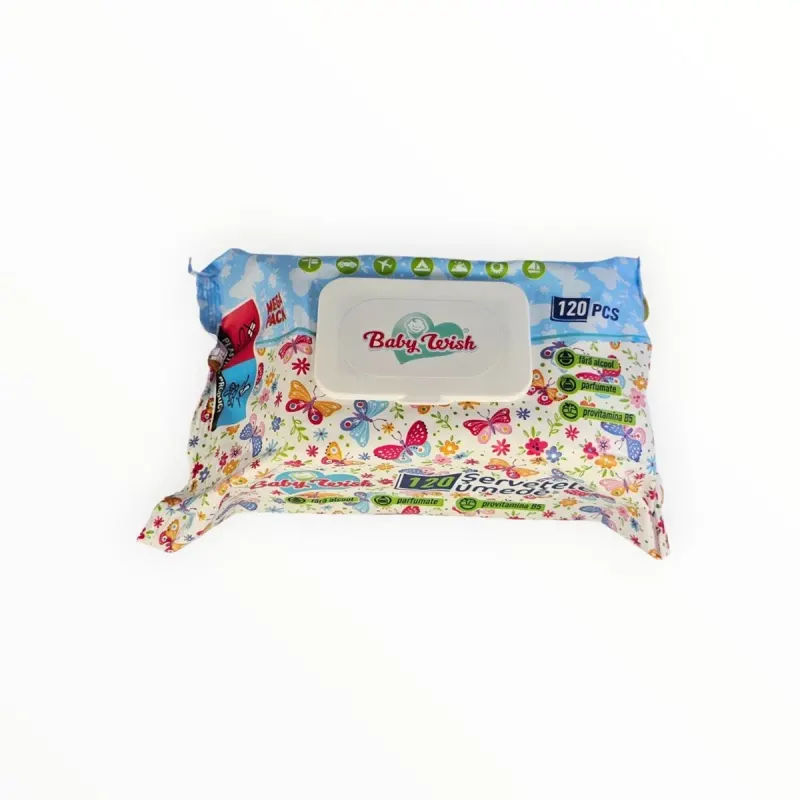 BABY WISH Servetele Umede Copii 120 bucati