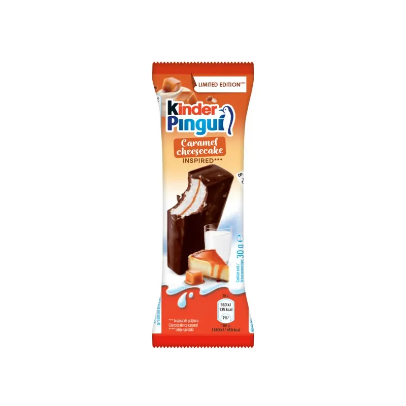 Kinder Pingui Caramel si Cheesecake 4 x 30 g