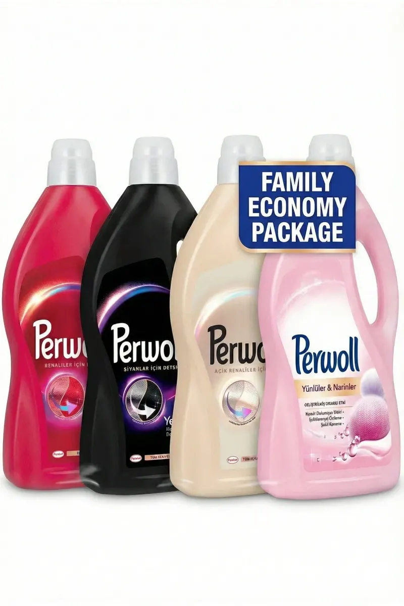 All Pack Liquid Laundry Detergent 4x 3.96L Black - Color - Wool - Light Color