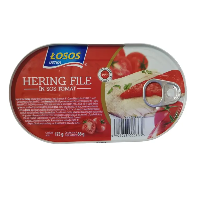 LOSOS Hering File Sos Tomat 175 g